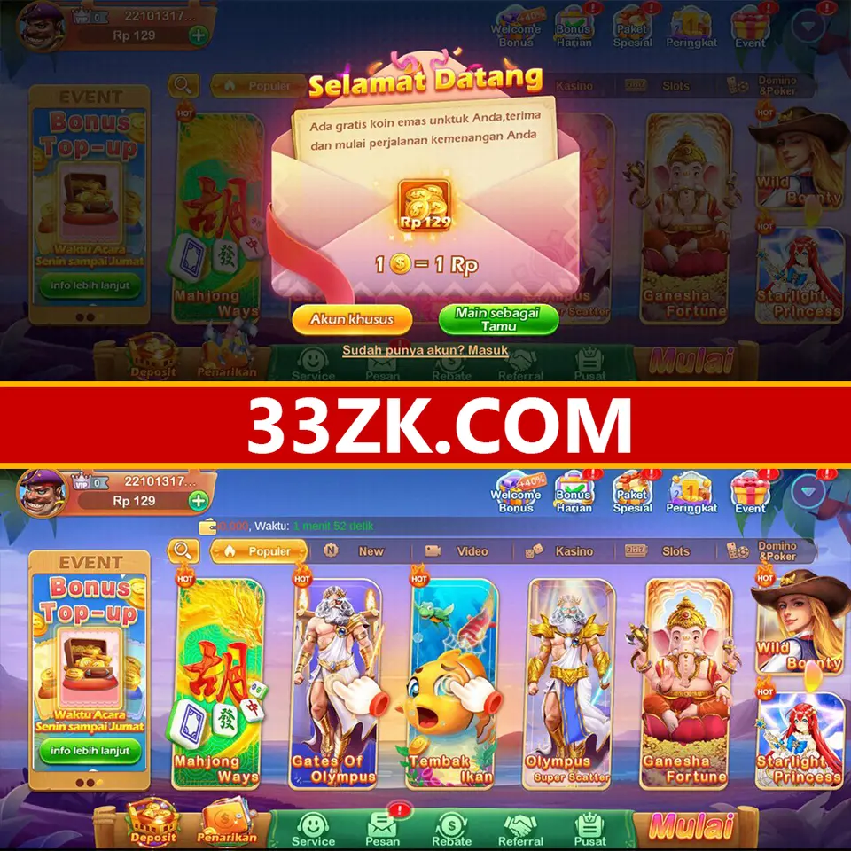 33ZK Daftar Akun Resmi Indonesia